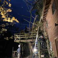 Some jobs require that we keep shining, even when the winter sun in Washington droops below the horizon. In an emergency tree situation, call someone you can rely on. Infinity Tree accepts Emergency Tree Calls 24/7/365 Safety First Night Tree Removal, Emergency Tree Fell, Health Assessments May Help You Prevent Storm Damage Such as this