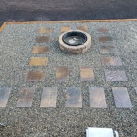 Fire Pit by Infinity Outdoor Services LLC in Des Moines WA. Built from bricks and surrounded by rocks. What a nice area for family fire gatherings! Fire Pit by Infinity Outdoor Services LLC in Des Moines WA. Built from bricks and surrounded by rocks. What a nice area for family fire gatherings!